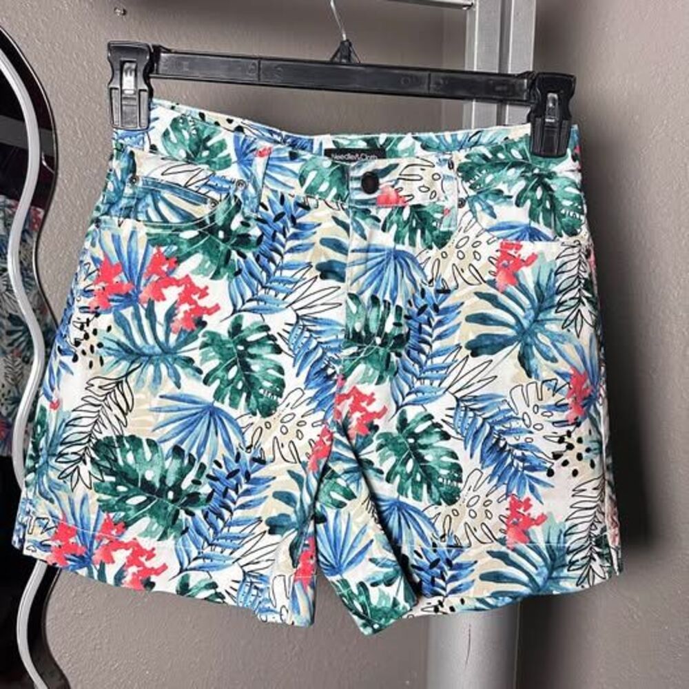 Needle & Cloth Tropical Print Shorts